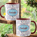 Search for monogrammed template mugs Heart