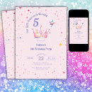 Search for our little princess invitations Watercolor