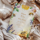 Search for honeybee baby shower invitations Floral
