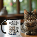 Search for cat personality mugs Black