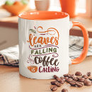 Search for fall leaves mugs Leaves are falling