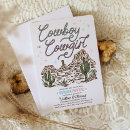 Search for cowboy gender reveal invitations Baby shower