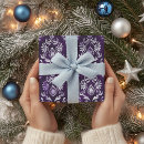 Search for purple and silver wrapping paper Snowflakes