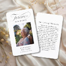 Search for elegant memorial cards White