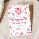 Search for whimsical christmas invitations Hand drawn