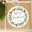 Search for watercolor holly berries stickers Rustic