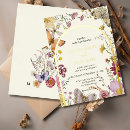 Search for watercolor butterflies wedding invitations Whimsical wildflowers
