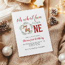 Search for reindeer birthday invitations Watercolor