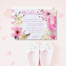 Search for floral birth announcement cards Baby girl