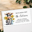 Search for moo return address labels Cow
