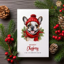 Search for frenchie christmas cards Happy pawlidays