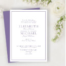 Search for lilac wedding invitations Classic