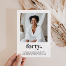Search for for her 40th birthday invitations Simple
