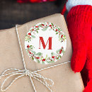 Search for red monogram stickers Berries