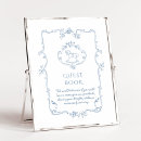 Search for baby shower guest book signs Elegant
