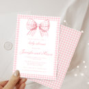 Search for gingham baby girl shower invitations Cute