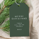 Search for green gift tags Xmas