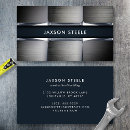 Search for construction industry business cards Metal