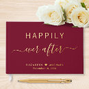 Search for burgundy wedding guest books Gold foil