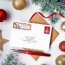 Search for rudolph return address labels Merry christmas
