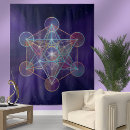 Search for sacred geometry tapestries Flower of life