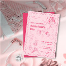Search for friendship day invitations Pink and red