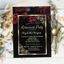 Search for red rose retirement party invitations Roses