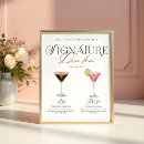 Search for his and hers wedding posters Signature drinks