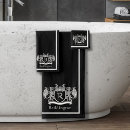 Search for dragon bath towels Black and white