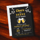 Search for 30th anniversary party invitations Cheers and beers party