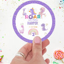Search for cute purple dinosaur stickers Cute dino party