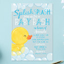 Search for rubber duck baby shower invitations Ducky