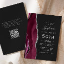 Search for wine 50th birthday invitations Chic