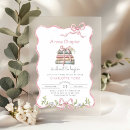 Search for a new chapter baby shower invitations Wildflower