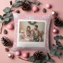 Search for pink snowflake cushions Merry christmas