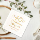 Search for happy 40 40th birthday napkins Minimalist