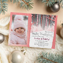 Search for winter wonderland 1st birthday invitations Snowflakes
