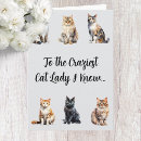 Search for crazy lady postcards Feline