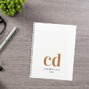 Search for gold black and white planners Monogram monogrammed name
