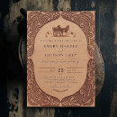 Search for leather wedding invitations Western