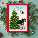 Search for vintage 1920s christmas cards Girl