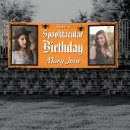 Search for halloween birthday banners Orange