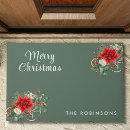 Search for botanical doormats Merry christmas