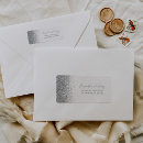 Search for silver and white return address labels Chic