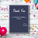 Search for navy blue thank you cards Modern