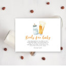 Search for beer glasses invitations Baby is brewing