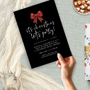 Search for red glitter invitations Black