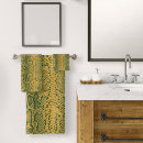 Search for green and yellow bath towels Unique