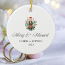 Search for botanical christmas tree decorations Our first christmas married
