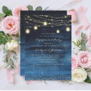 Search for light blue engagement party invitations Rustic